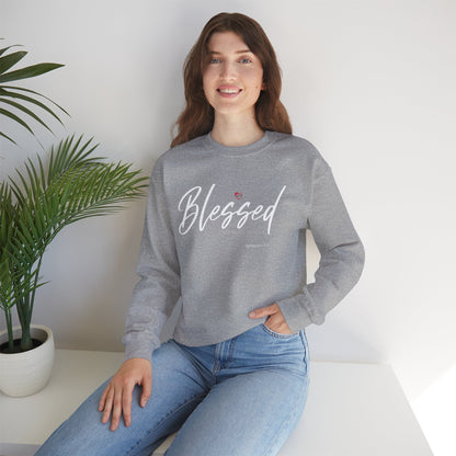 "Blessed" Women's Inspirational Crewneck Sweatshirt