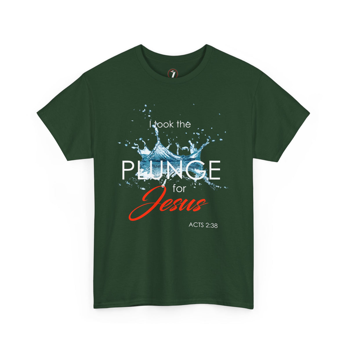 Plunge for Jesus Unisex Heavy Cotton Tee - Faith-Inspired Graphic Shirt