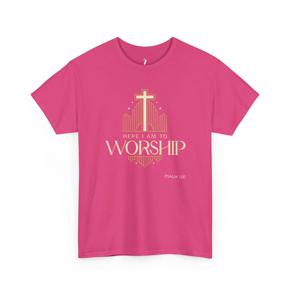 Here I am to Worship Unisex Heavy Cotton Tee