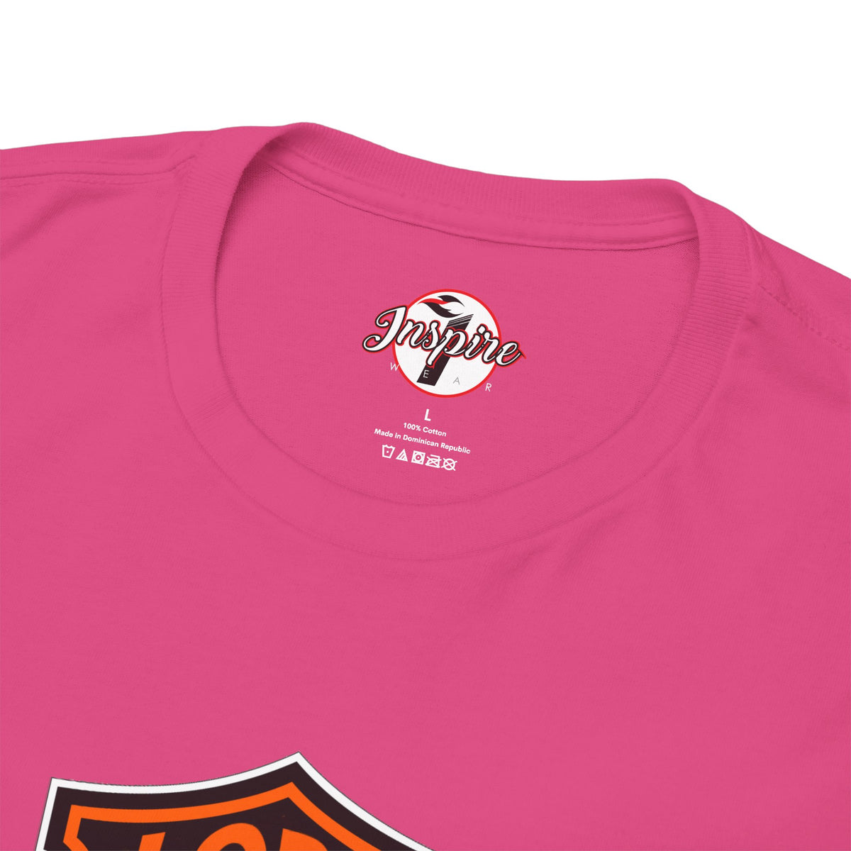 "Jesus Christ Lord and Savior" Motivational Crewneck Graphic T‑Shirt