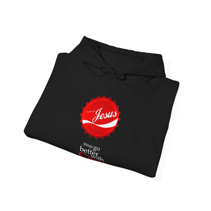 Things Go Better with Christ - Unisex Hooded Sweatshirt