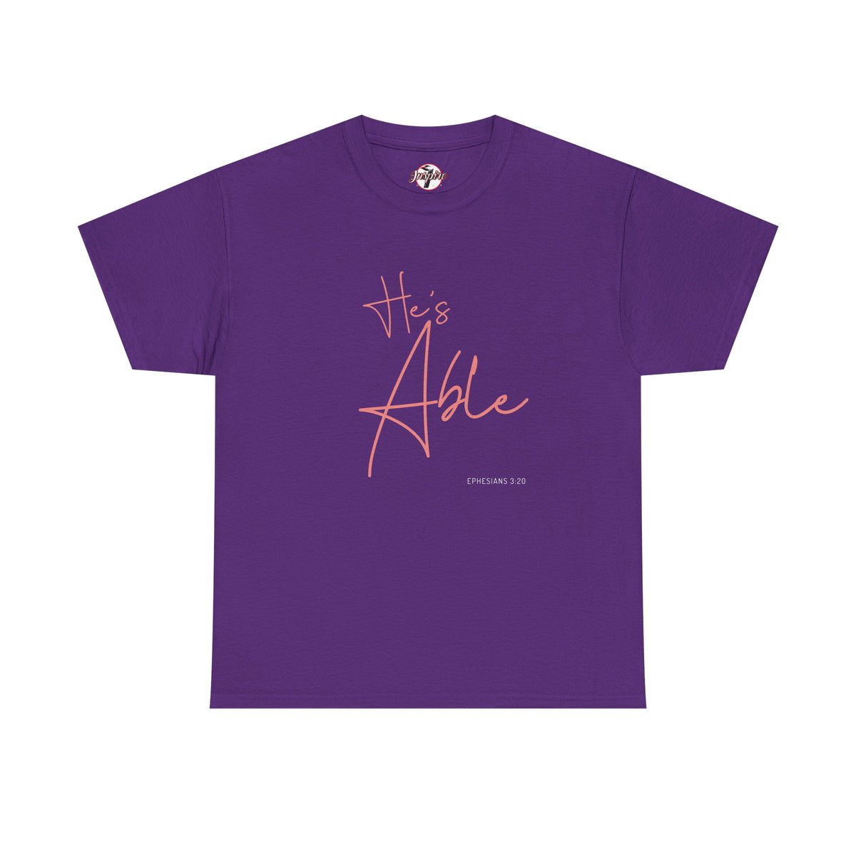 "He's Able" Women's Inspirational T-Shirt
