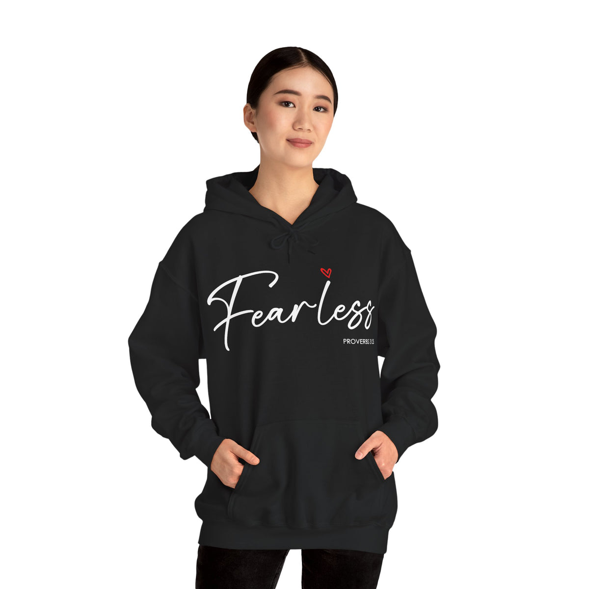 "Fearless" Inspirational Pullover Hoodie