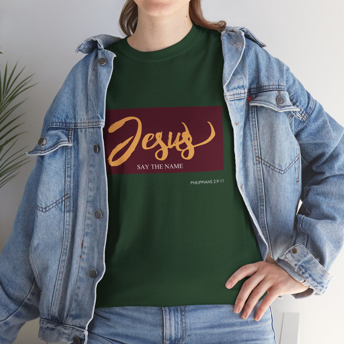 "Say The Name" of Jesus Unisex Graphic T-Shirt