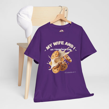 My Wife and I Go Together Like Cookies & Milk Men's Graphic Tee