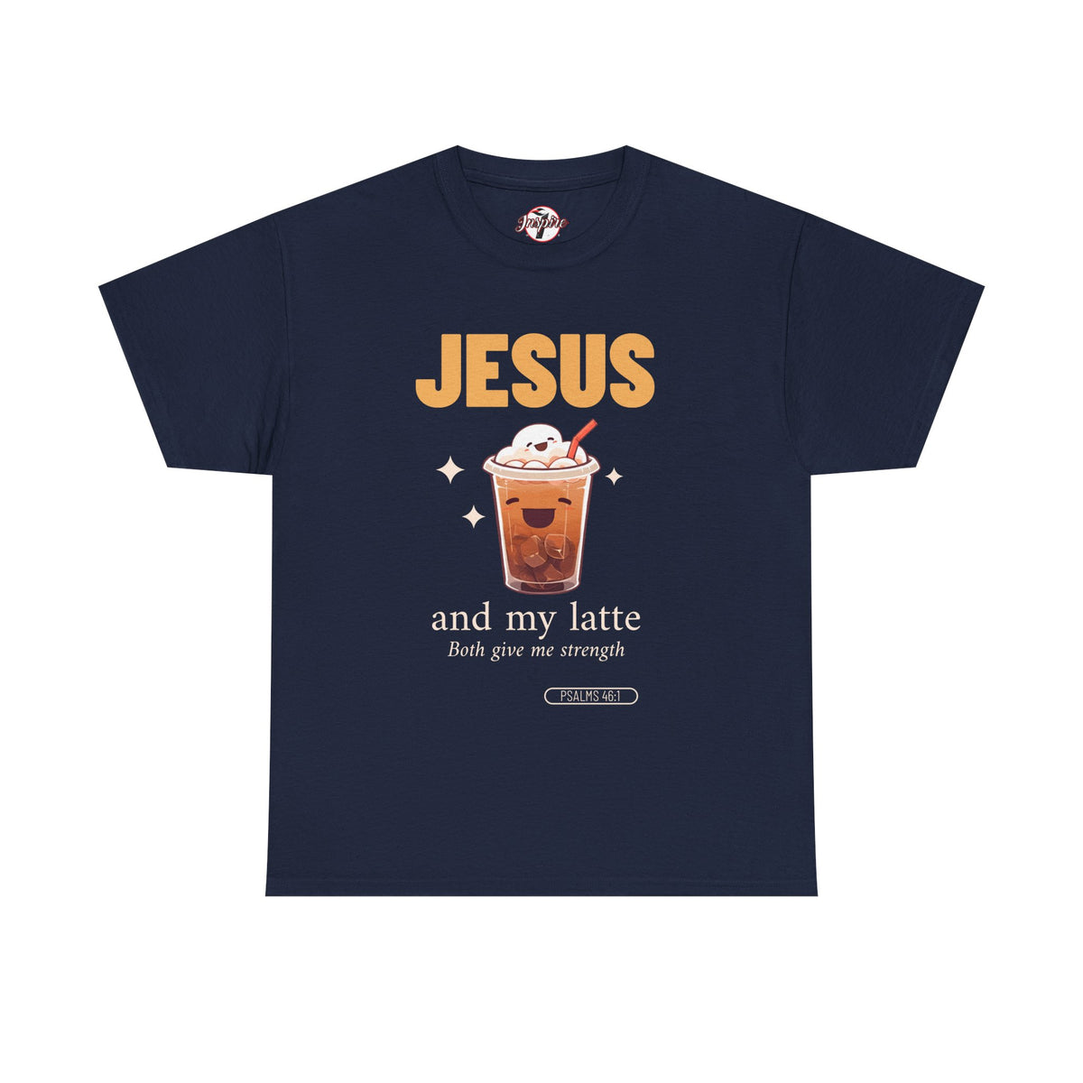 “Jesus and My Latte” Faith & Coffee Unisex Graphic Tee