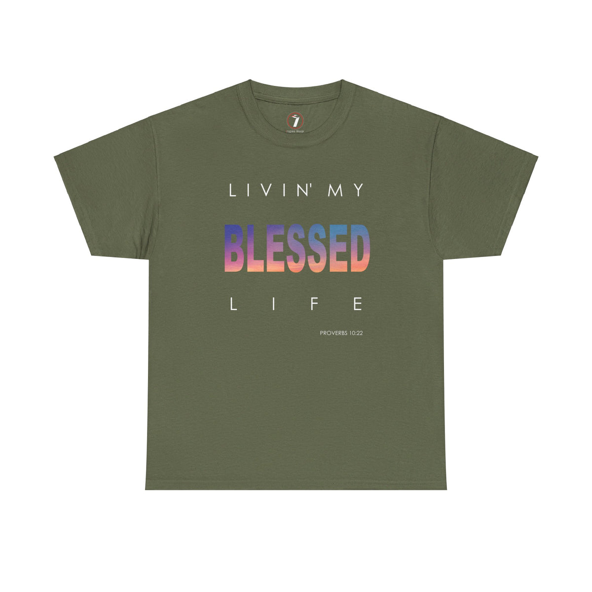 Livin' My Blessed Life Unisex Heavy Cotton Tee