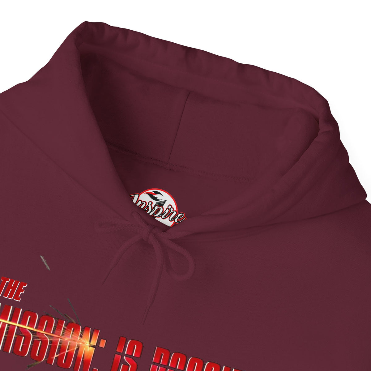 "The Mission is Possible" Motivational Pullover Hoodie