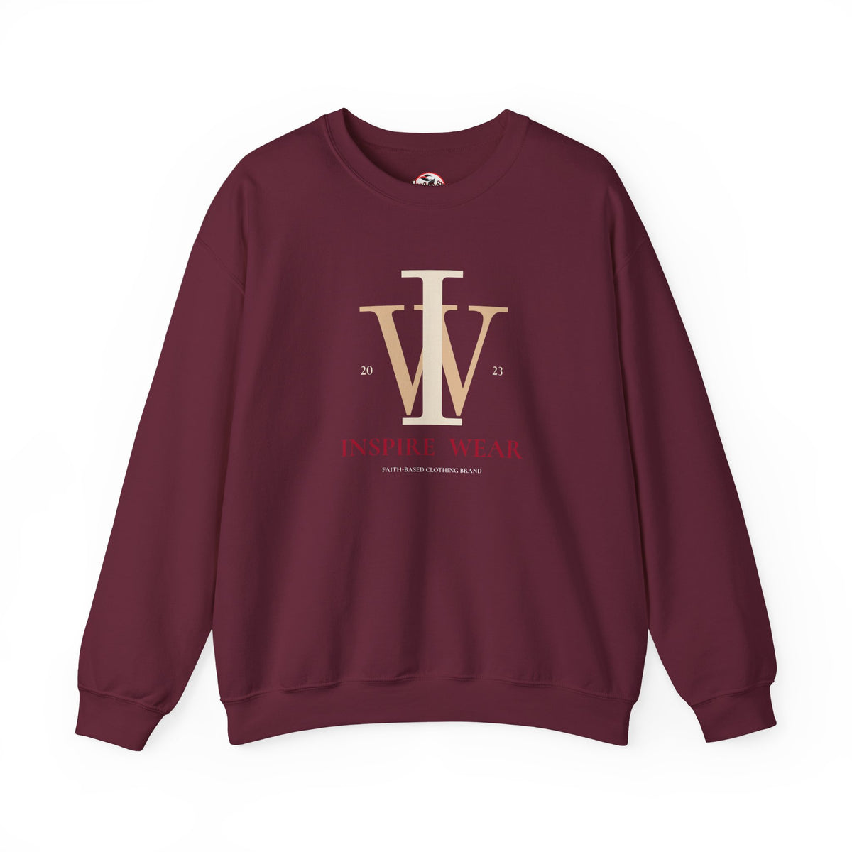Inspire Wear IW Monogram Logo Crewneck Sweatshirt