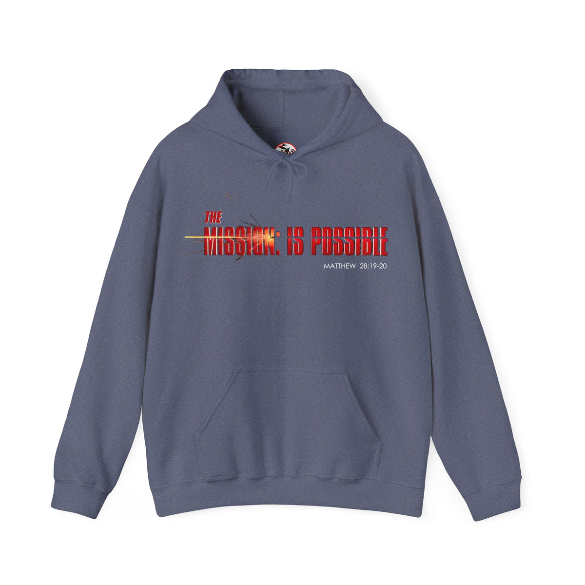 "The Mission is Possible" Motivational Pullover Hoodie