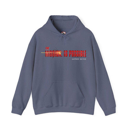 "The Mission is Possible" Motivational Pullover Hoodie