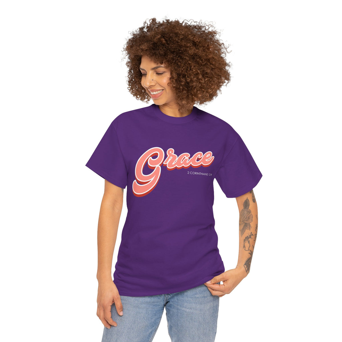 Grace Script Women's Graphic T‑Shirt