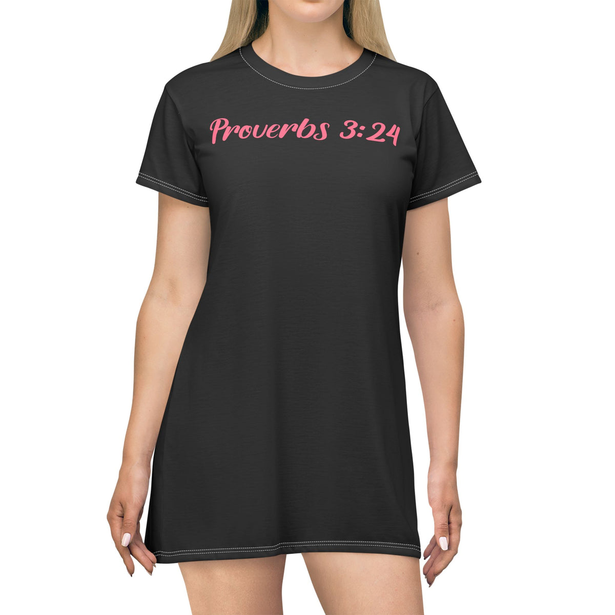 Proverbs 3:24 T-Shirt Dress