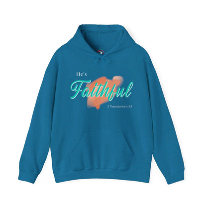 He's Faithful Unisex Heavy Blend™ Hooded Sweatshirt