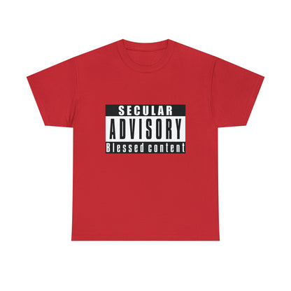 Secular Advisory Unisex Heavy Cotton Tee