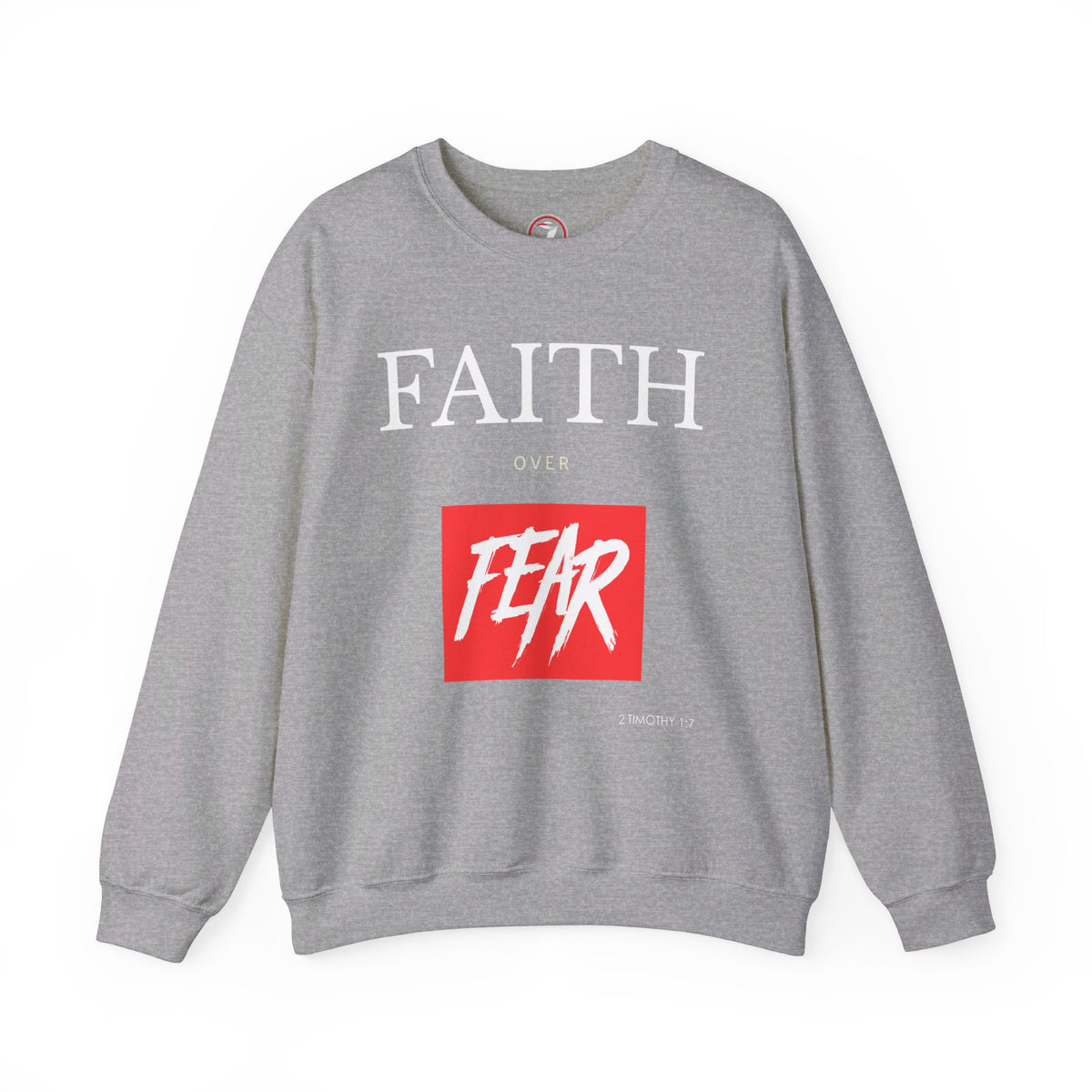 Faith over Fear Men's Unisex Heavy Blend™ Crewneck Sweatshirt