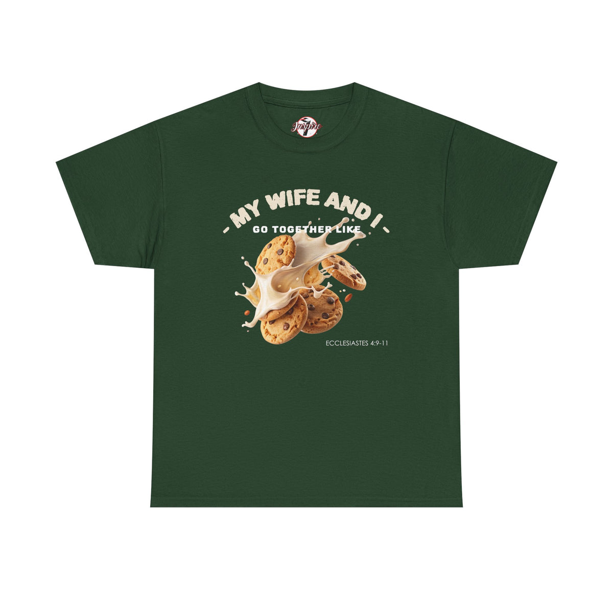 My Wife and I Go Together Like Cookies & Milk Men's Graphic Tee