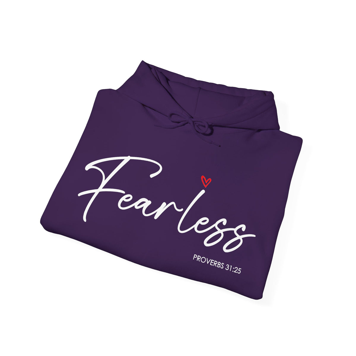 "Fearless" Inspirational Pullover Hoodie