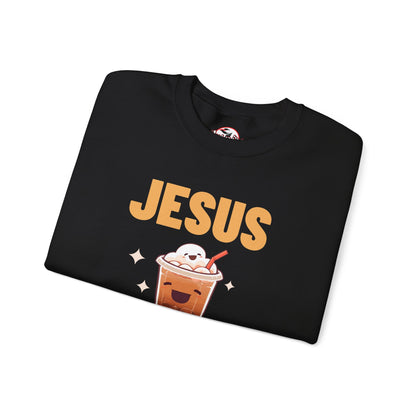 "Jesus and My Latte" Crewneck Sweatshirt