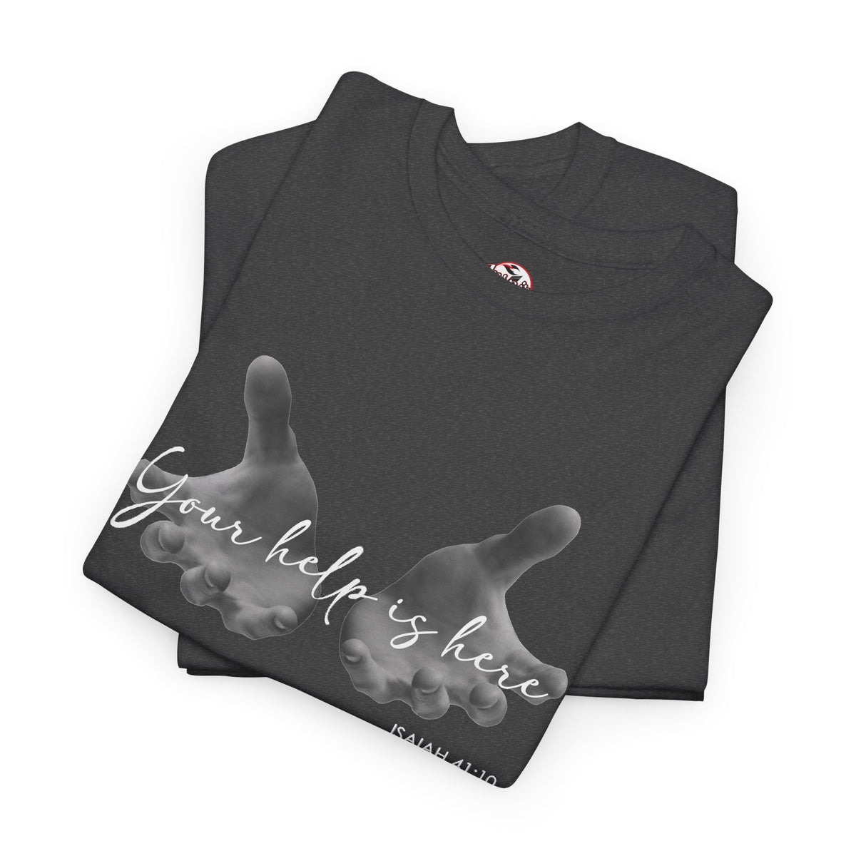 "Your Help Is Here" Women's Crewneck Graphic T-Shirt