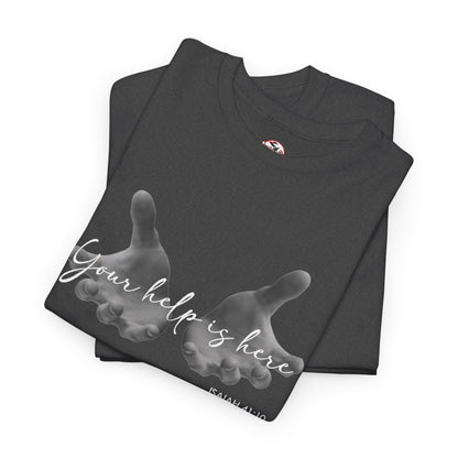 "Your Help Is Here" Women's Crewneck Graphic T-Shirt
