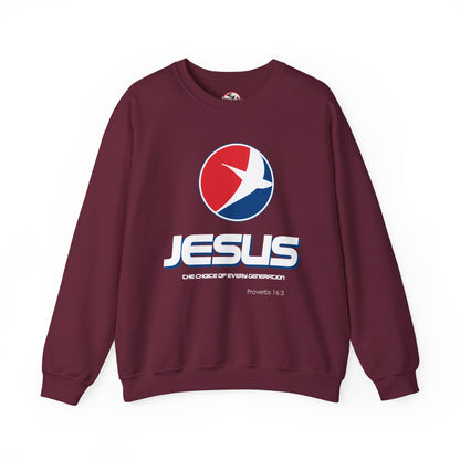 "Jesus: The Choice of Every Generation" Unisex Crewneck Sweatshirt