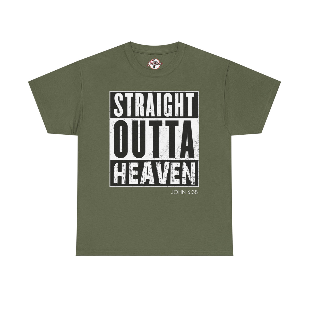 Straight Outta Heaven Unisex Inspirational Graphic T-Shirt