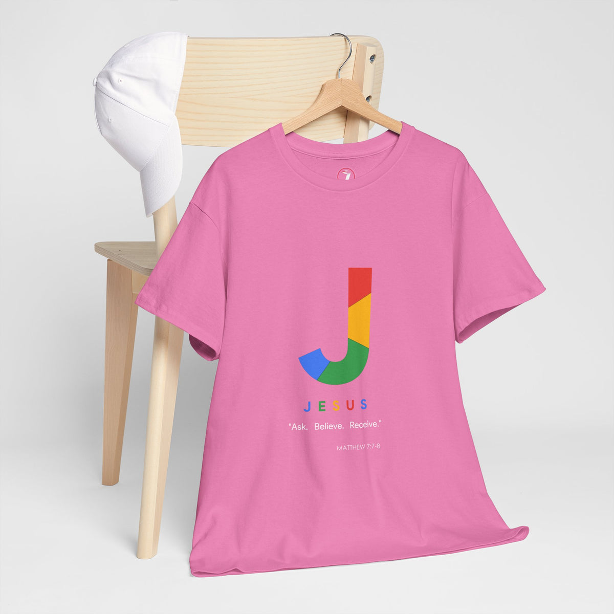 Ask. Believe. Receive. Unisex Heavy Cotton Tee