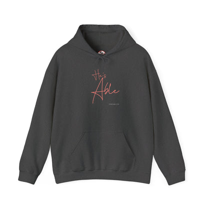 "He’s Able" Faith-Inspired Women's Pullover Hoodie