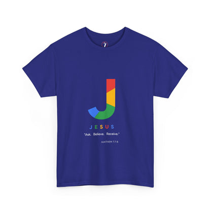 Ask. Believe. Receive. Unisex Heavy Cotton Tee