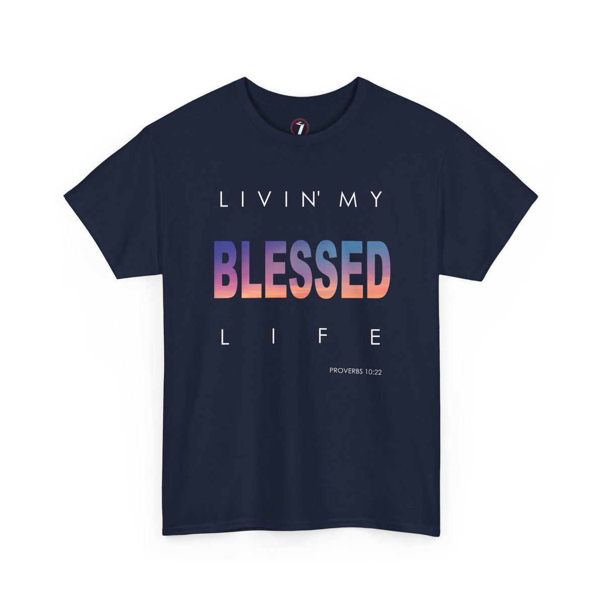 Livin' My Blessed Life Unisex Heavy Cotton Tee