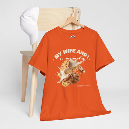My Wife and I Go Together Like Cookies & Milk Men's Graphic Tee