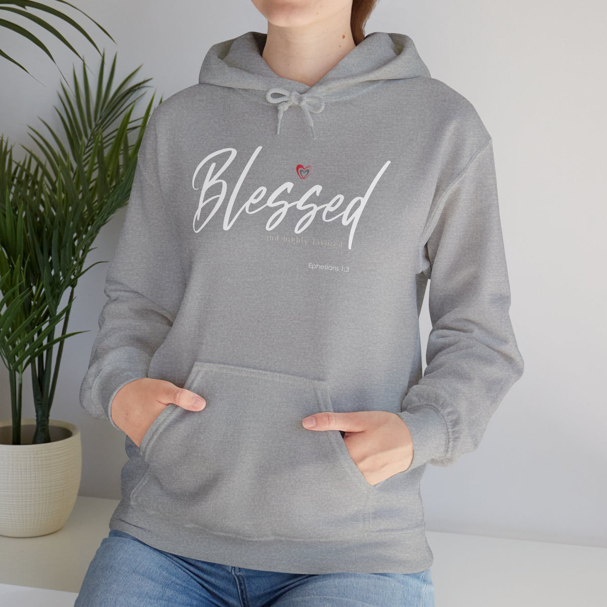 "Blessed" Women's Inspirational Pullover Hoodie