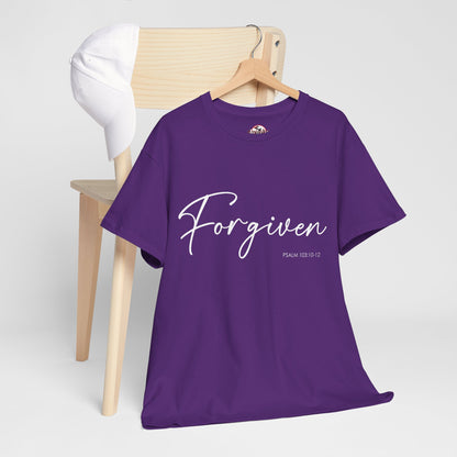 "Forgiven" Womens Christian Faith T-Shirt
