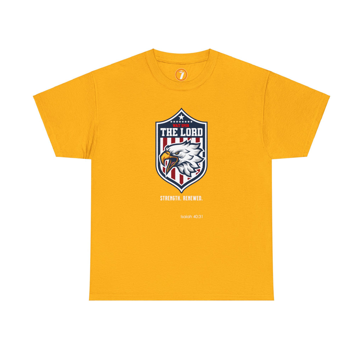 Wait Upon the Lord Unisex Heavy Cotton Tee