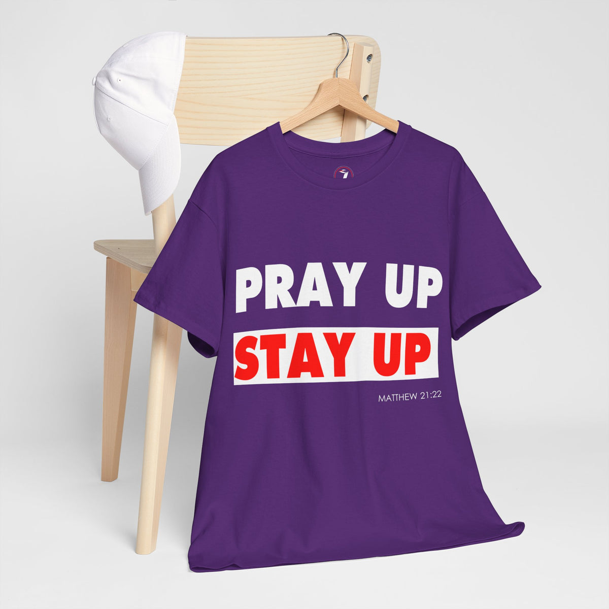 Pray up Stay up Unisex Heavy Cotton Tee