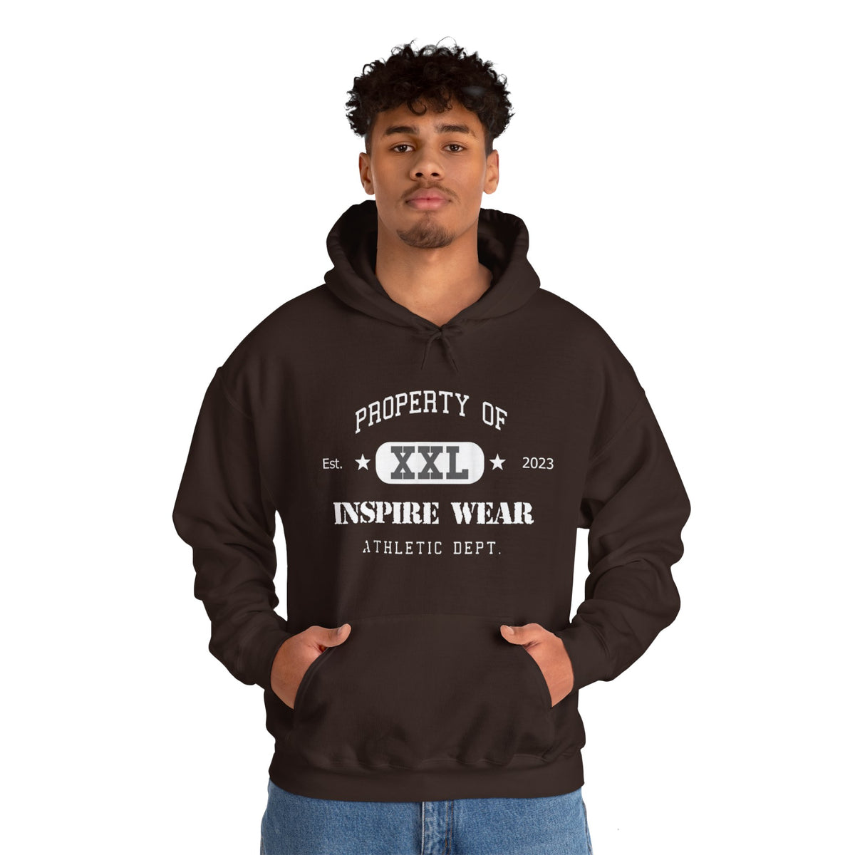 Inspire Wear Athletic Unisex Heavy Blend™ Hooded Sweatshirt