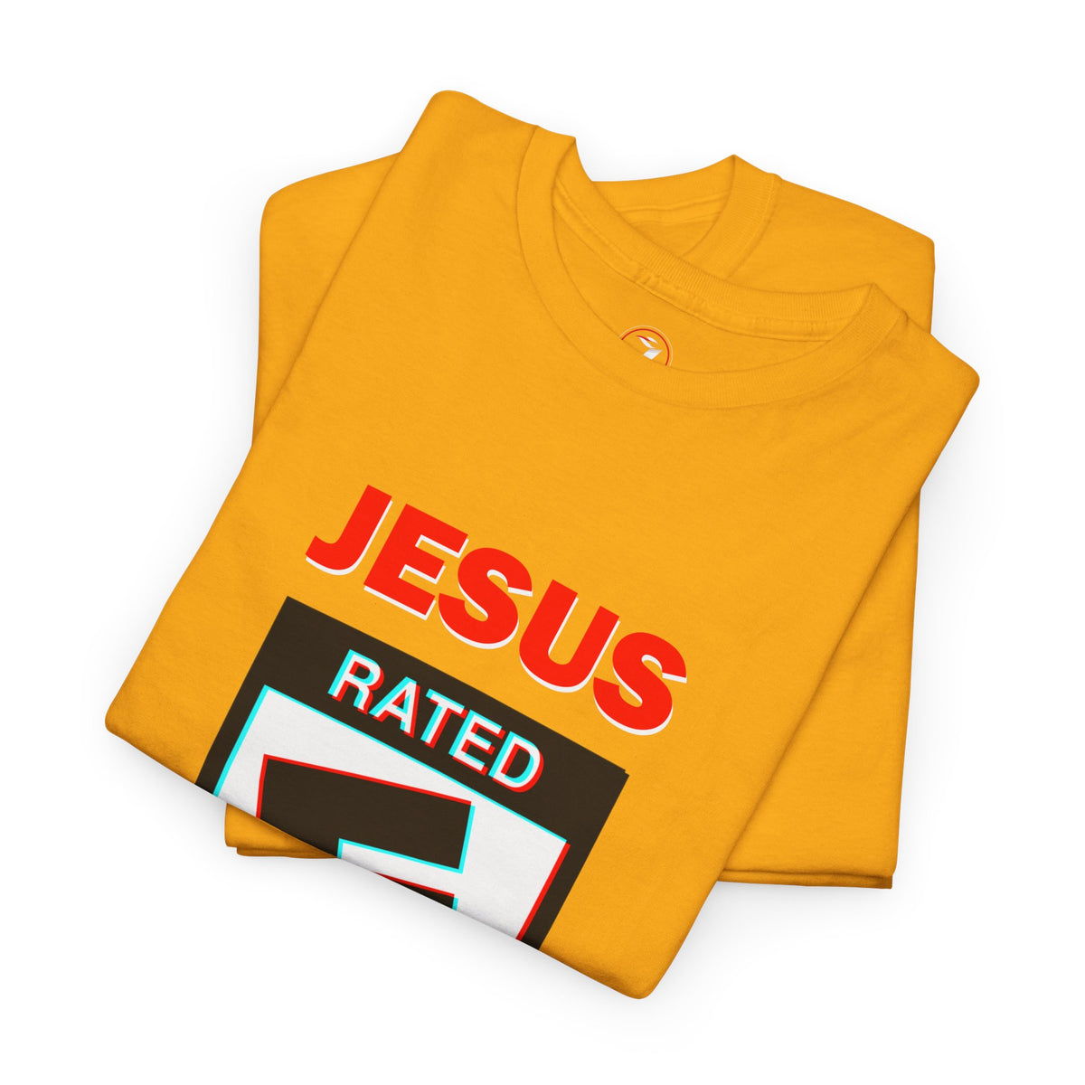 Jesus Rated E Unisex Heavy Cotton Tee Christian T-Shirt