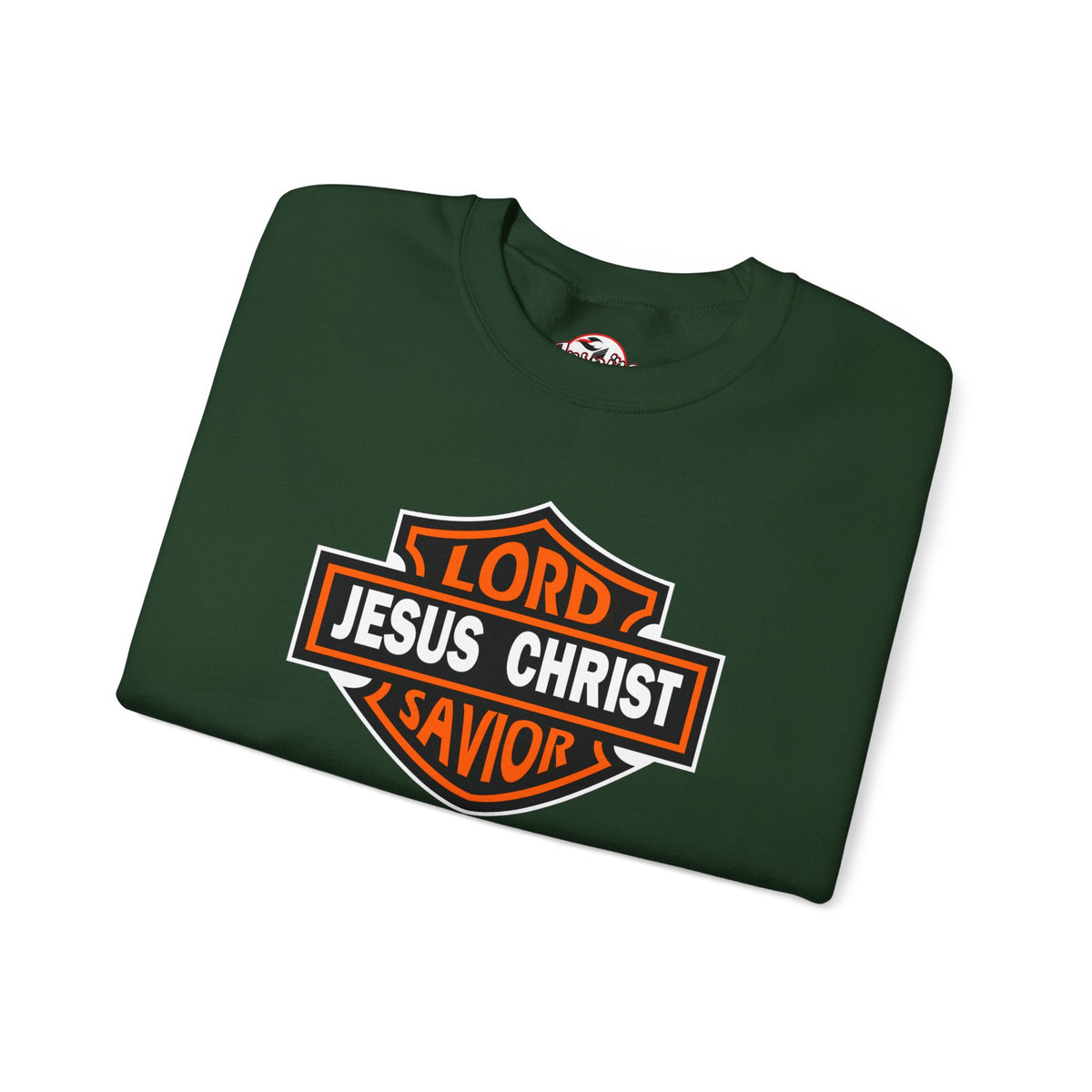 "Jesus Christ Lord and Savior" Motivational Crewneck Sweatshirt