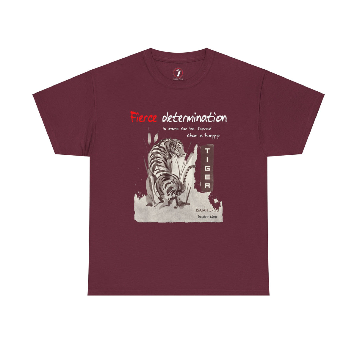 Fierce Determination Unisex Heavy Cotton Tee