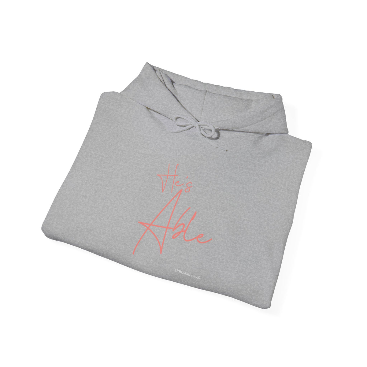 "He’s Able" Faith-Inspired Women's Pullover Hoodie