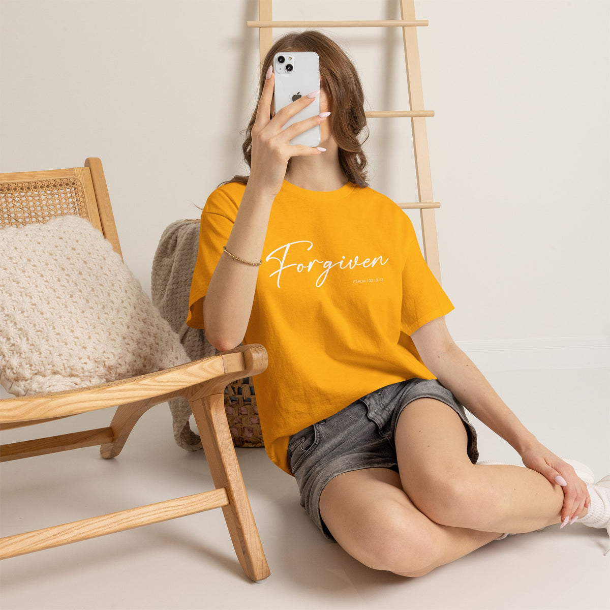 "Forgiven" Womens Christian Faith T-Shirt