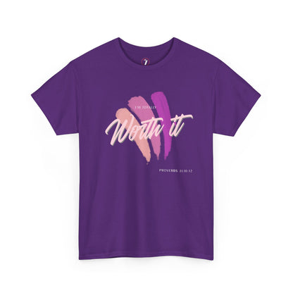I'm Totally Worth It Unisex Heavy Cotton Tee