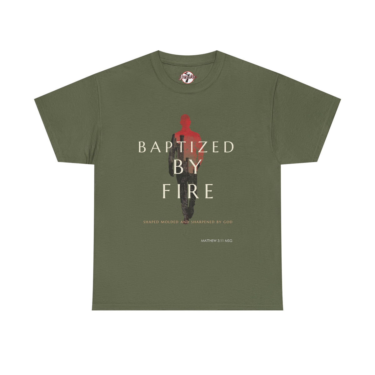 Baptized by Fire Unisex Heavy Cotton Tee