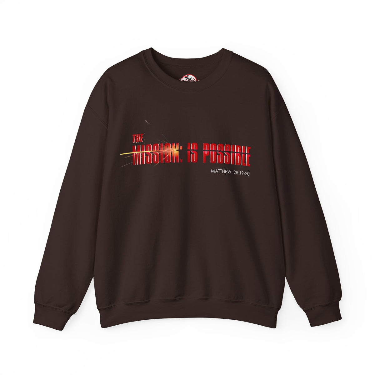 "The Mission is Possible" Motivational Crewneck Sweatshirt