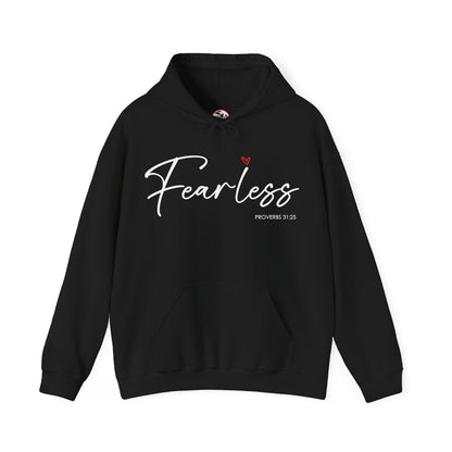 "Fearless" Inspirational Pullover Hoodie