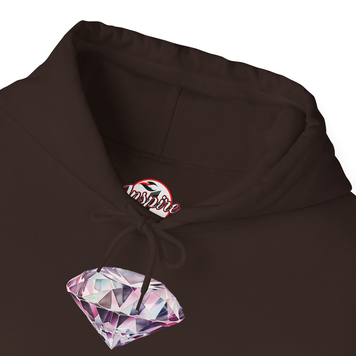 "No Pressure, no Diamond" Women's Heavy Blend™ Hooded Sweatshirt