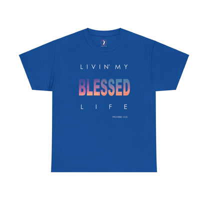 Livin' My Blessed Life Unisex Heavy Cotton Tee