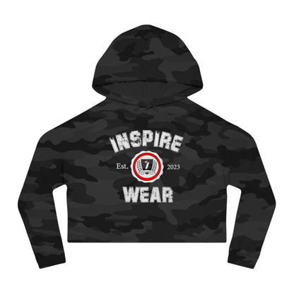 Inspire Wear Women’s Cropped Hooded Sweatshirt