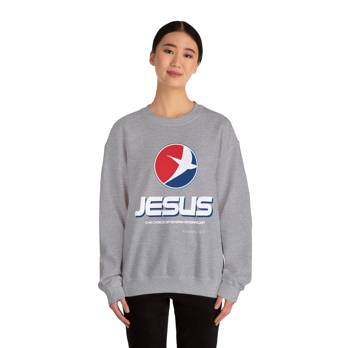"Jesus: The Choice of Every Generation" Unisex Crewneck Sweatshirt